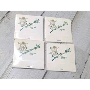 (4) Vintage Oklahoma Matchbook Southern Hills Country Club Tulsa PGA US Open 80s